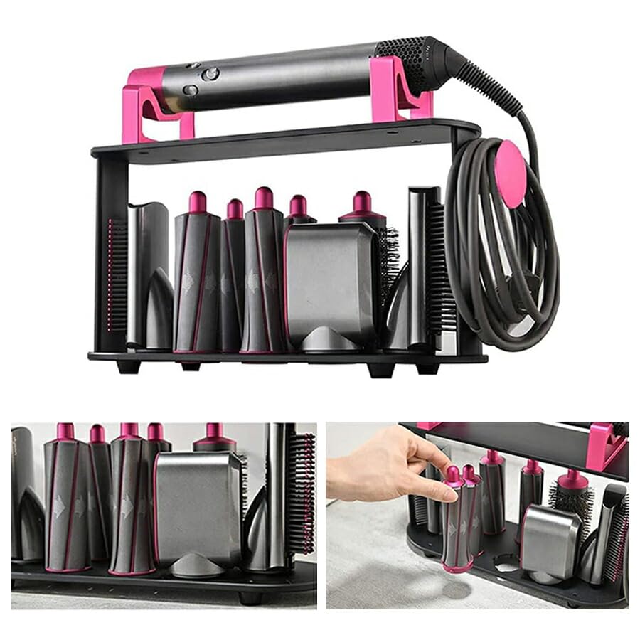 Dyson Airwrap Compatible Dyson Airwrap Styler Attachment Attachment Storage Cord Stand, Stand, Storage, Storage, Holder, Stand, Storage, Black, Pink,