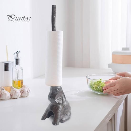 Paper Towel Stand with Stable Base Creative Animal Shaped Free Standing Tissue Holder Kitchen Decoration Modeling Crafts