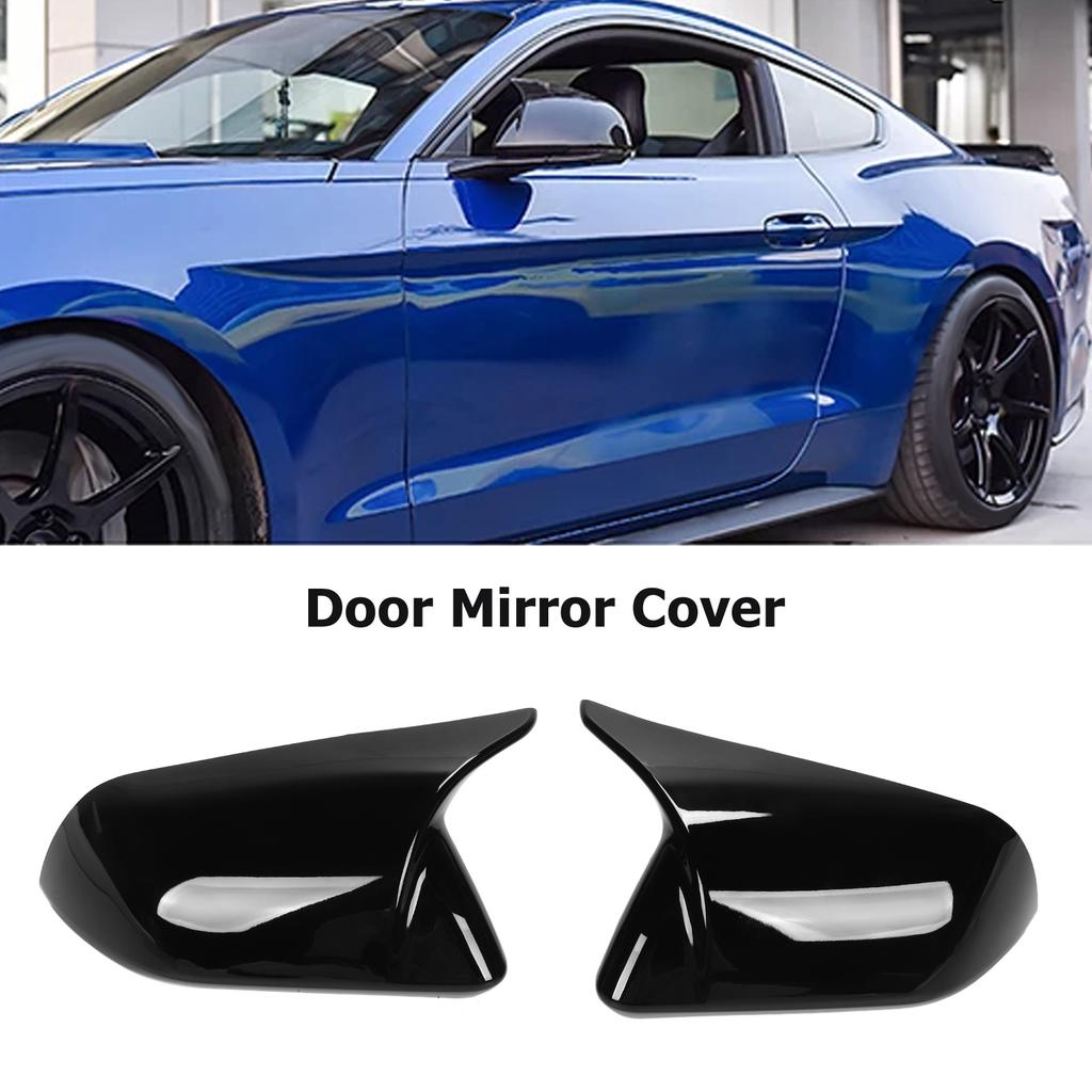 2pcs Door Mirror Cover Left Right Horn Replacement for 20152022