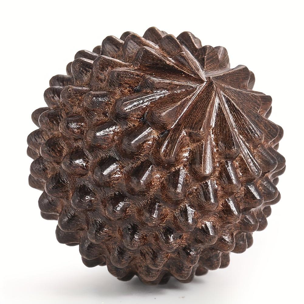 1pc Wooden Hand Massage Ball for Relax - Ideal for Yoga, Meditation & Enhanced Focus, Durable Wood Construction, Handheld Relaxation Tool