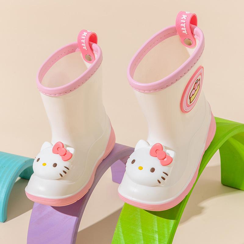 

Children s Rain Boots Girls Kindergarten Kuromi Cartoon Cute Cinnamoroll Baby Rain Boots Girls Water Shoes 210