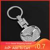 2025 Hot 1 PCS Metal Car Logo H-shaped Diamond Keychain Keyring For Mazda 6 3 CX5 5 2 323 CX7 Demio Atenza Axela Auto Style Acce
