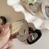 1pc Acetate Hollowed Heart Hair Clip Cute Side Pins Sweet Hairpin Elegant Barrettes Women Hair Accessories