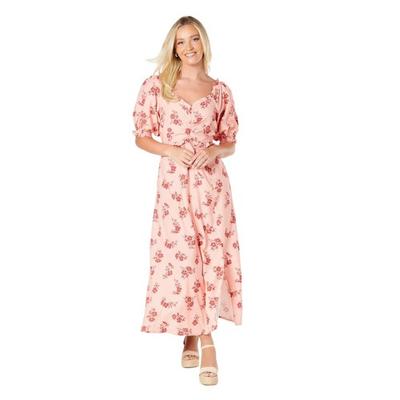 Dorothy Perkins Womens/Ladies Floral Puff Sleeve Midi Dress