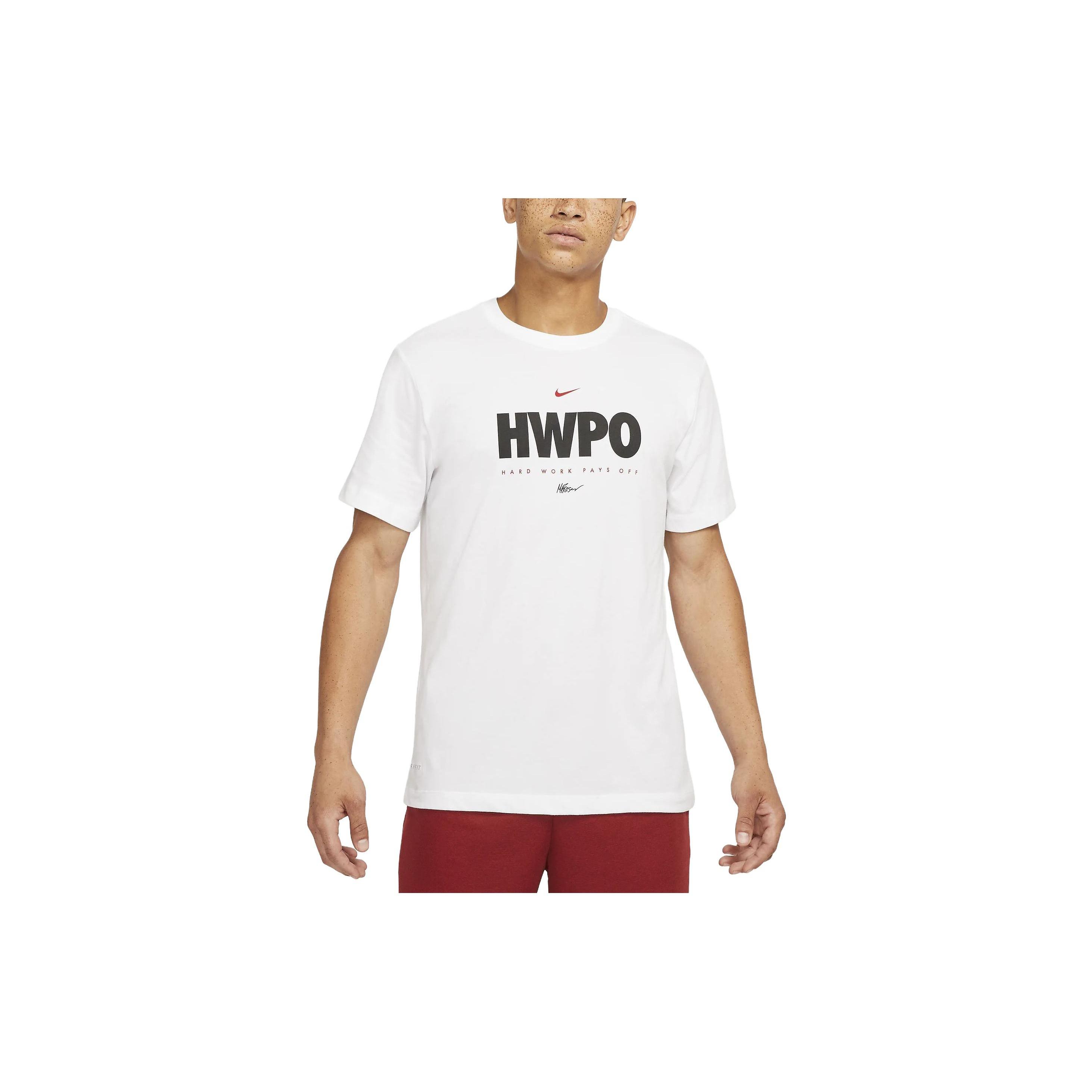 Nike Dri-FIT HWPO Training T-Shirt  White  Men s DA1594-100 S