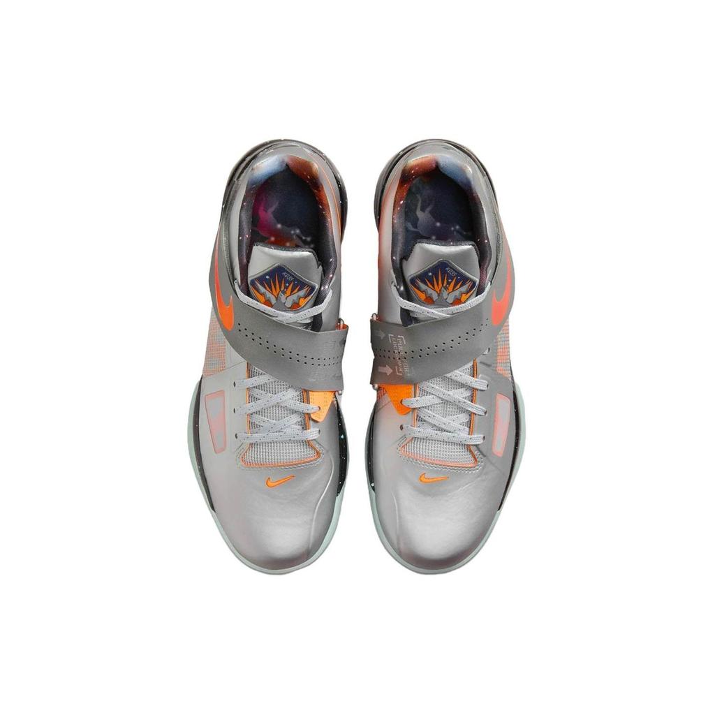 Nike Zoom KD 4 All Star - Galaxy 2024 Men Sneakers Silver Metallic-Silver Total-Orange FD2635-001