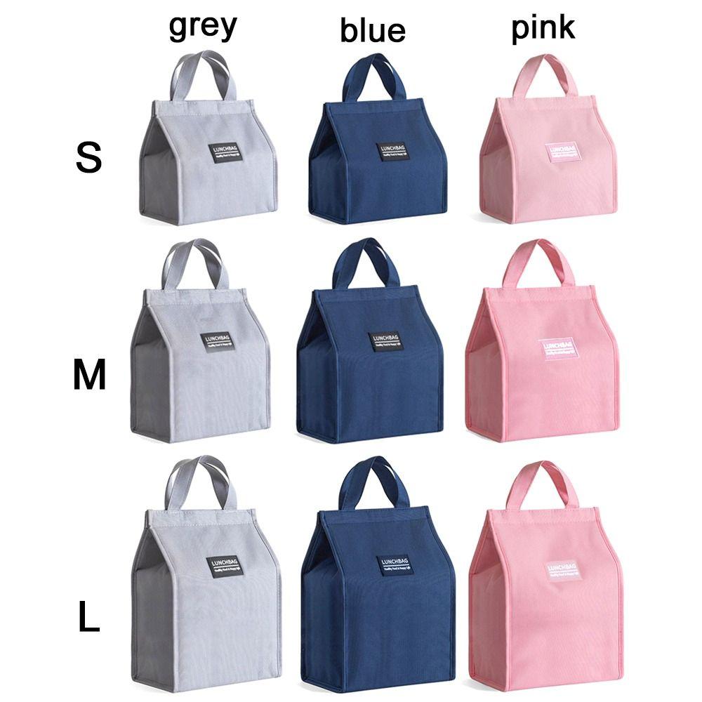 1Pcs Durable S/M/L Insulated Thermal Bag Waterproof Portable Cooler Lunch Bag Storage Bag Picnic Travel