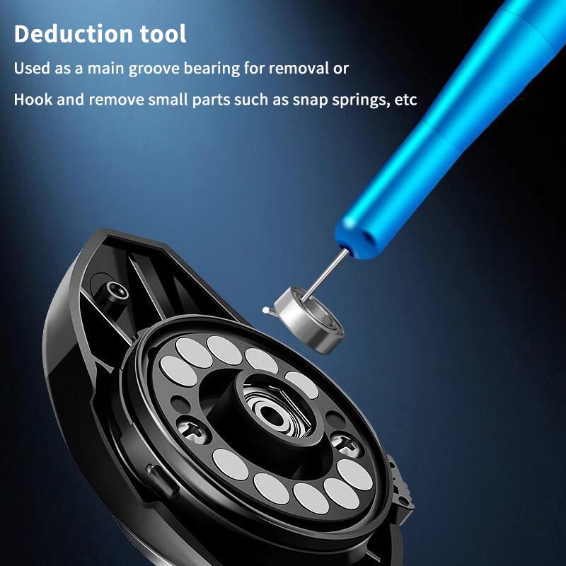 Reel Bearing Pin Remover Fishing Reel Bearing Pin Remover Tool Fishing Reel Bearing Pin Spinning Wheel Remover Tool 1Set