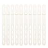 JCD 10pcs Silicone Cable Ties Assorted Color Reusable Heavy Duty Cable Organizer Management for Fastening Cords and Wires