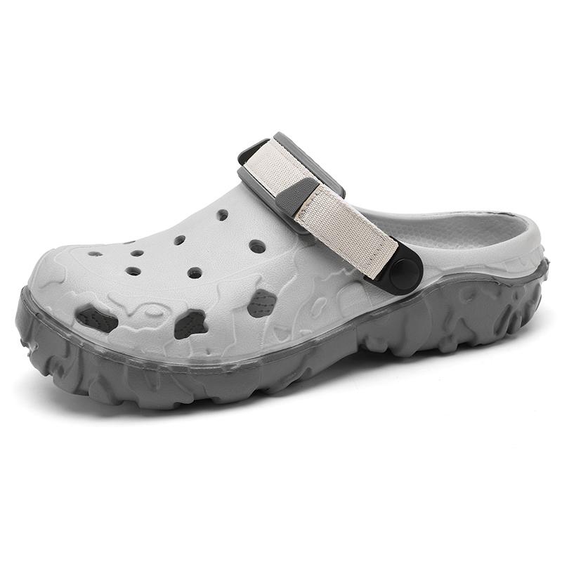 Fashion Summer Men Slippers New EVA Soft-soled Sandals Indoor Outdoor Garden Clogs Walking Beach Shoes Mens Shoes Big Size 40-47