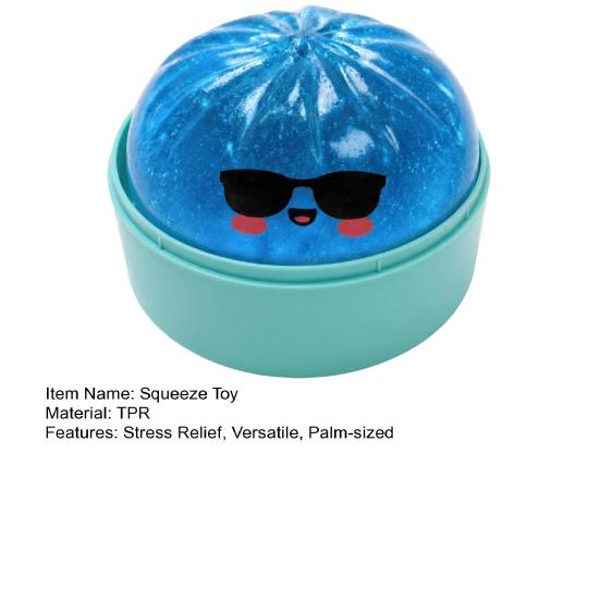 Steamed Bun Squeeze Toy, Soft Dough Stress Reliever for Adults, Handheld Fidget Toy for Anxiety Relief