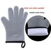 Guanti da forno in silicone con presa antiscivolo per la sicurezza in cucina, per cucinare e cuocere