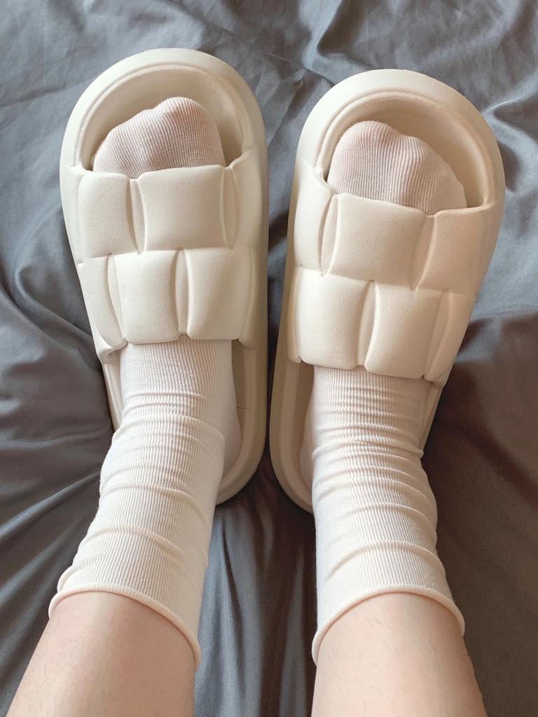 White Ice Socks Summer Thin Mid-Leg Socks Trendy Black Calf Socks Stacked Socks Ice Silk Stockings Summer