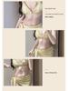 Vintage Bow Strappy Three-Piece Bikini Push-Up Swimsuit - Hot Girl Slim Fit for Small Bust