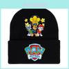 Paw Patrol Knitted Acrylic Hat Thermal Insulated Roll Brim For Winter Outdoor Unisex Adults