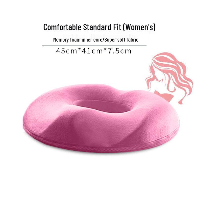 Ademend Visco-elastisch Kussen voor Kantoorstoel en Auto - Verlicht Ongemak door Lang Zitten