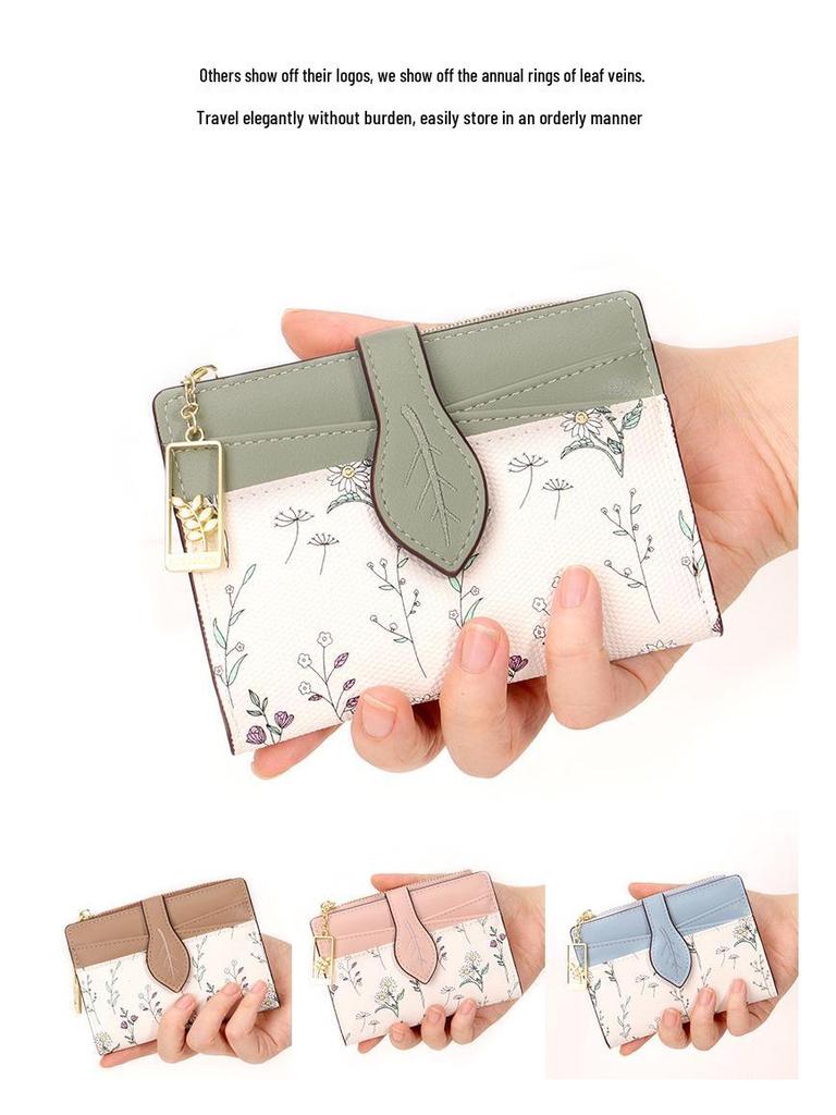 Damen PU-Leder Reißverschluss Geldbörse - Große Kapazität Kartenhalter für Pendler und Studenten