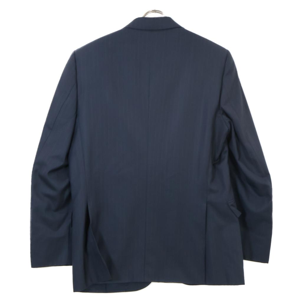 Brioni Black BRUNICO Super170s Stripe Suit Set Suit Setup 46 NavyUsed