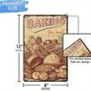 Vintage Metal Sign Bakery Cafe Kitchen Wall Decor 20x30cm Retro Industrial Art Plaque