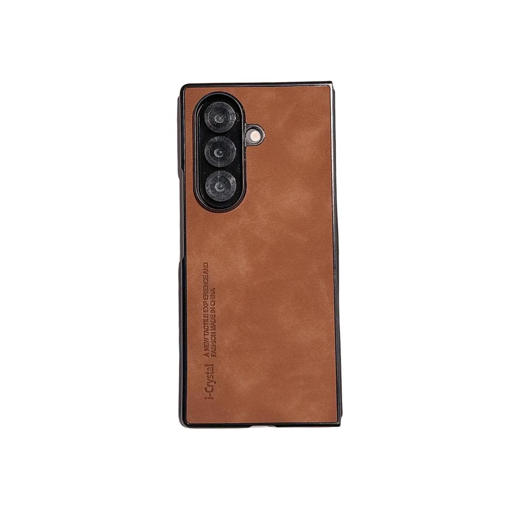 Samsung Z Fold7 Sheepskin Flip Case: Luxurious, Heat-Dissipating, Skin-Friendly, Anti-Fall Protection