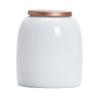 Suet Jade Ceramic Tea Can Size Aluminum Alloy Sealed Can Household Pu'er White Tea Loose Tea Can High-grade