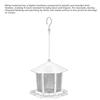 Heavy Duty Garden Bird Feeder Large Capacity Bird Food Bowl Birdhouse Parrot Feeding Station  Patio