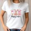 Adorable Easter Bunny T Shirt Family Matching Spring Outfits For Kids And Adults Vintage Streetwear
