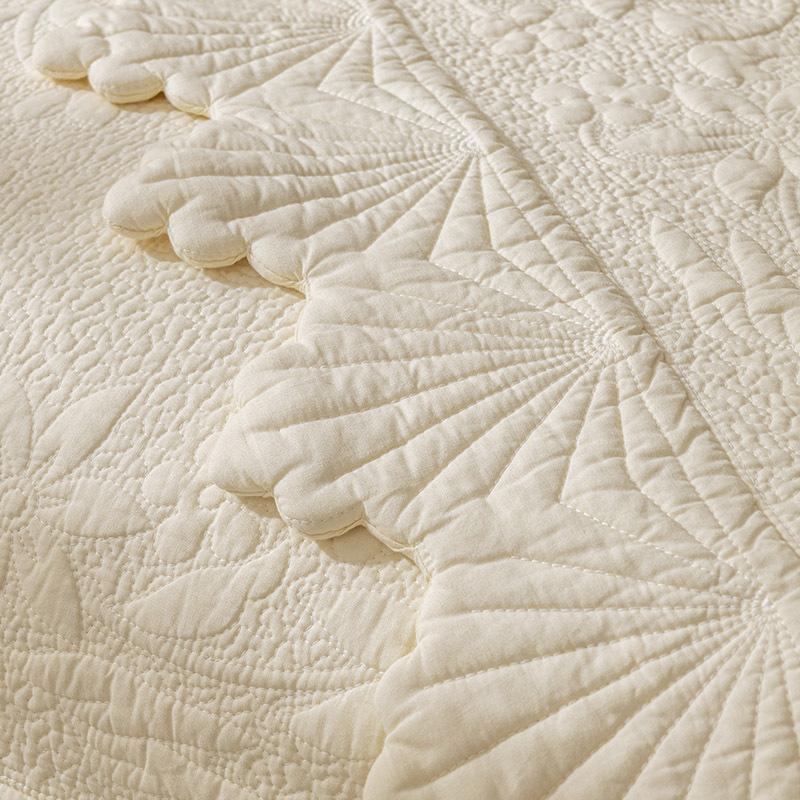 Cotton Sofa Cushion, Universal In All Seasons, Cream Wind Fabric, Non-Slip Modern Pure Cotton Cover, Quilted Seat Cushion,