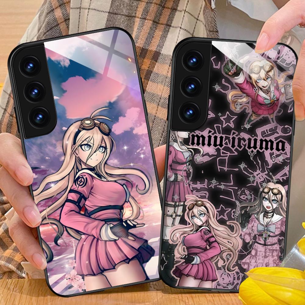 Danganronpa Miu Iruma Phone Case for Samsung Galaxy S26 S25 S24 S23 S22 S21 S20 Note20 Plus FE Ultra Glass Protective Cover