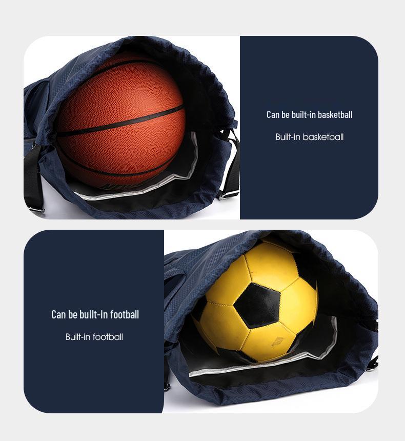 Sports Backpack for Men & Women: Wet/Dry Separation, Fitness Drawstring, Basketball & Swimming Bag