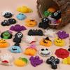 10-30Pcs Halloween Squishy Toys Cute Pumpkin Ghost Halloween Trick or Treat Goodie Bag Pinata Fillers Kids Party Favors Gift
