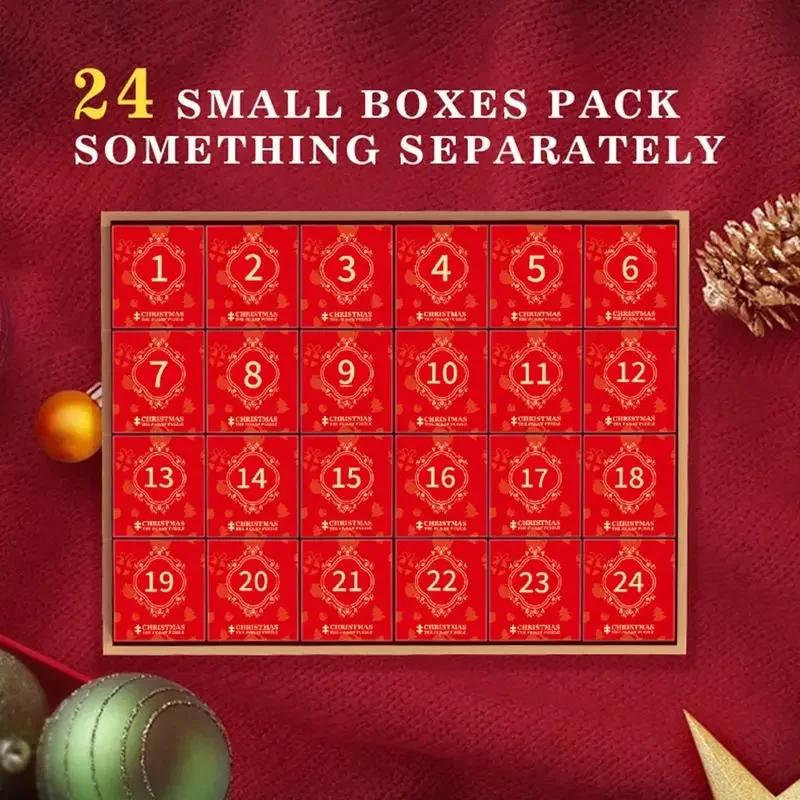 Christmas Puzzle Advent Calendar 24 Days Countdown To Christmas 1008 Pieces Jigsaw Puzzles Blind Gift Box Stocking Christmas Toy