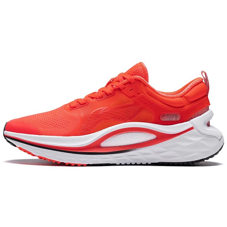 New LiNing Furious Rider 6.0 Shock Absorbers Slip Resistant, Abrasion Resistant, Breathable Low Top Running Shoes Men's Red ARZS001-3