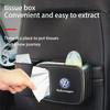 For Volkswagen 1J26For VOLKSWAGEN VW 2025 For VW POLO Multifunctional car seat back trash can Storage box For Volkswagen VW Jetta Polo T4 T5 T6 Sha