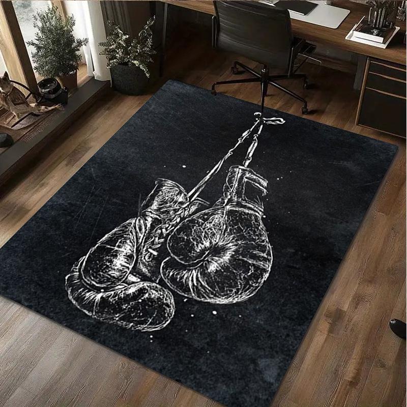 Boxing Gloves Rug Home carpet Office Decorative Carpet For Living Room Bedroom Door Mat Floor Carpet Computer Chair Area Rug