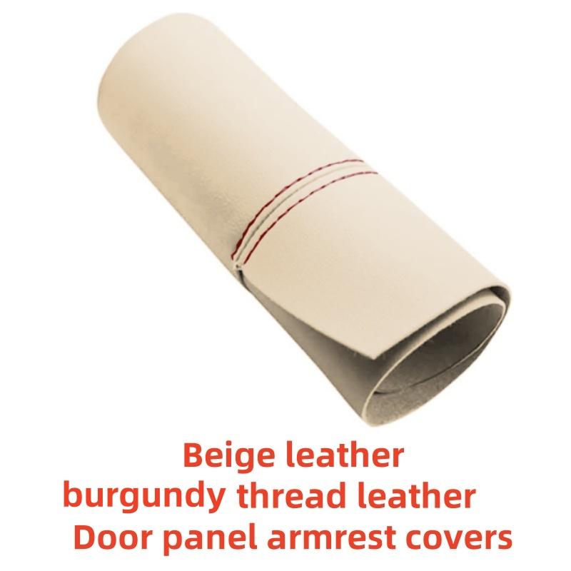 Khaki Beige leather Door panel armrest covers Black For Volkswagen Golf 4 MK4 Jetta Bora 1998 1999 2000 2001 2002 2003 2004 2005