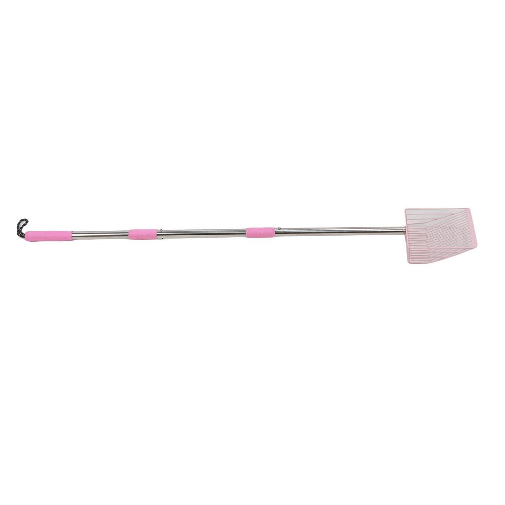 Metal Long Handle Cat Litter Scoop 3 Section Detachable Pet Poop Shovel Multifunctional Chicken Litter Scoop