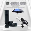 Outdoor Durable Golf Umbrella Holder 180 Degree Adjustable Used for Bike Buggy Cart Baby Pram Wheelchair Golf Accessories