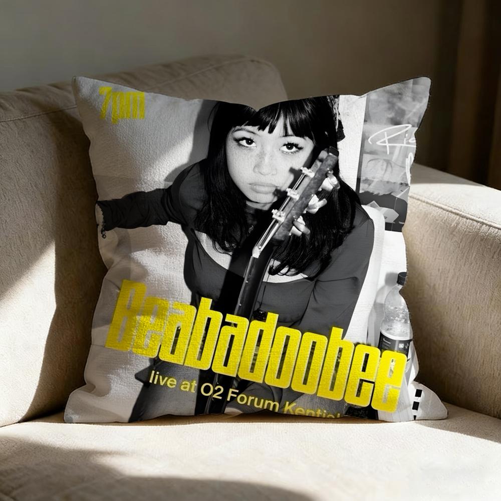 B-beabadoobeeS SINGER Pillow Case Linen Pillow Covers Cover For Couch Living Room Bench Patio Floor Linen Home Decor