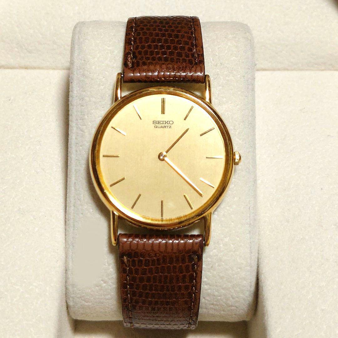 Used SEIKO Seiko QUARTZ watch 5Y30-7000 082740 gold