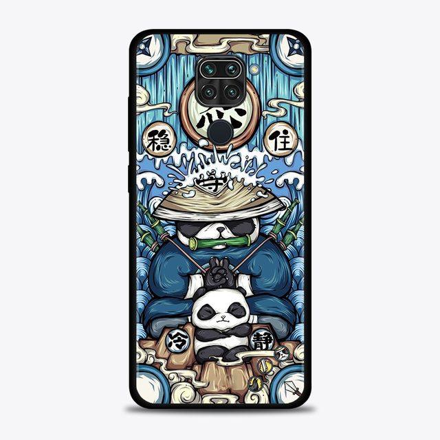 Case For Xiaomi Redmi Note 11 10 9 8 7 Pro Max 9t 8t 9s Cover For Redmi 10 9 8 9c 9a 8a 7a Funny Animal Panda Tiger Art