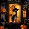 1 Set Cloak Design Mini Doll Dress-Up Witch Theme Halloween Creative Costume  Halloween Party Decor