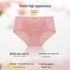 Manni Fen Women's Seamless Lace Mid-Low Rise Breathable Cotton Briefs