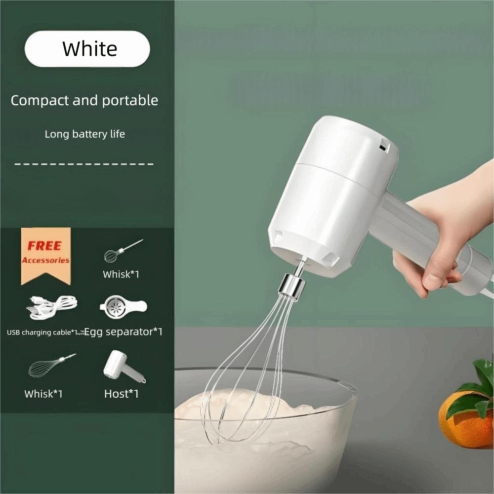 Wireless Electric Egg Beater USB Powered Whipped Cream Beater Home Cooking Kitchen Use