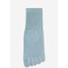 Women's Spring Five-finger Socks, Solid Color Sweat-absorbing Mid-calf Cotton Socks, Boneless Sewn Anti-pilling Toe Separation Socks