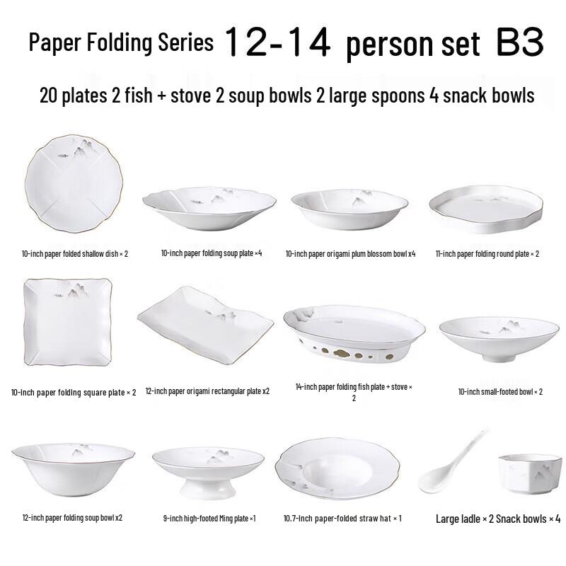 Hotel & Restaurant White Ceramic Dinner Plate