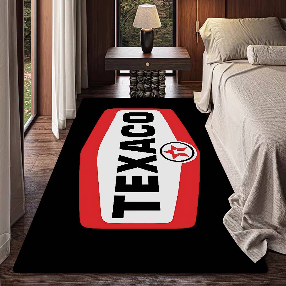 Vintage Texaco Sign Entrance Door Mat Washable Non-Slip Living Room Sofa Chairs Area Mat Kitchen Welcome Doormat