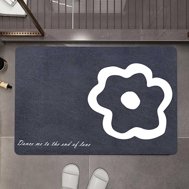 Diatom Mud Mat Cushioned Bathroom Bathroom Door Moisture-wicking Non-slip Mat Home Entry Mat Toilet Pedal Mat Durable