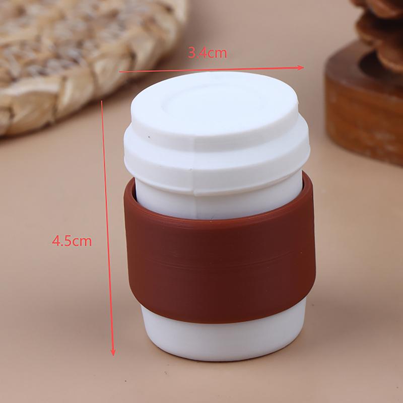 3D Printed Coffee Beans Coffee Cup Stress-Relieving Toys Desktop Decoration Cute And Fun Relax Toy Pressed Ornament Clicker
