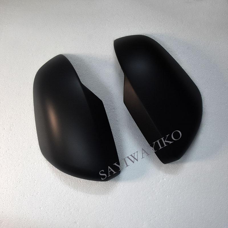 ABS Black Mirror Cover For   Mitsubishi L200 Triton Mirror Black Cover Car Accessories Car Styling